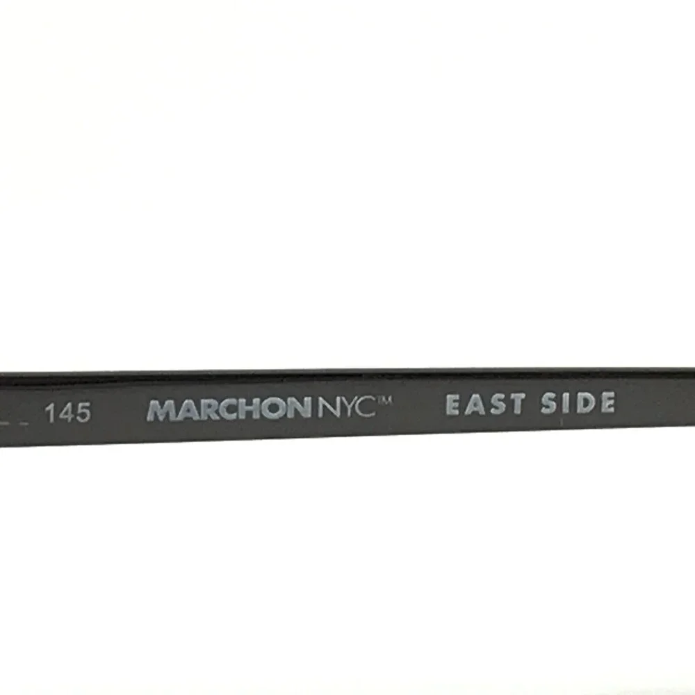 Marchon NYC Eyeglasses Frames 033 ASTOR Silver Rectangular Full Rim 54-17-145